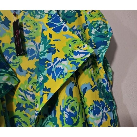 Christian Siriano Vibrant Floral Cardigan XL/1X - Picture 3 of 6